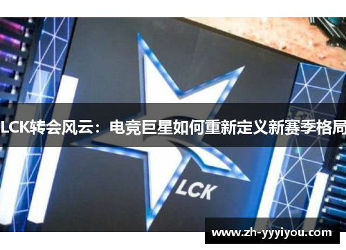 LCK转会风云：电竞巨星如何重新定义新赛季格局